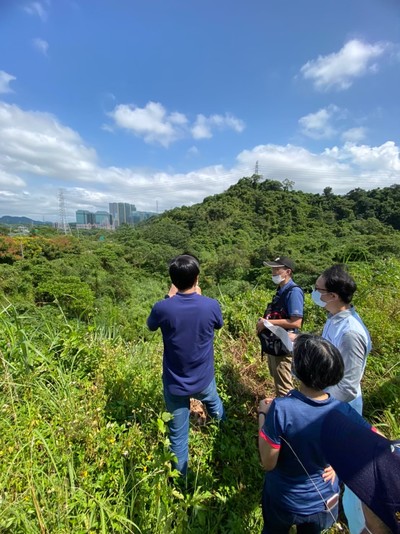 白匏湖自然天成的景觀，市府團隊已多次至現場會勘。