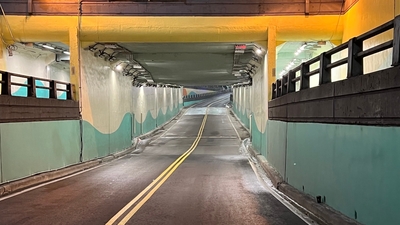 三重力行路地下道地下水豐沛，水位上漲時會湧出路面影響通行，養工處將於5月20日至29日進行施工改善
