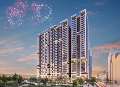 圖說 永和新生地(大陳地區)更新單元4都市更新案為113年最具規模的促參招商簽約案，總投資金額高達56億元。圖為模擬圖，新北住都中心提供。