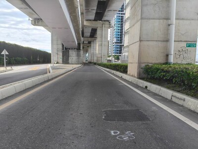 圖說 為提升道路鋪面品質，板橋區新北環河快速道路4處匝道於8月29日至30日夜間進行道路銑鋪作業，請用路人提前改道。