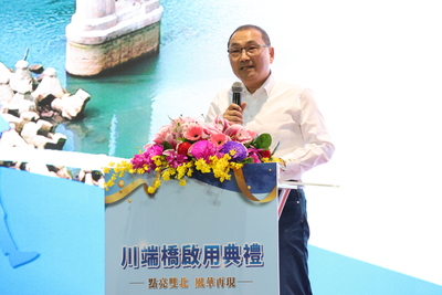 侯友宜市長致詞表示,川端橋修復後重新融入市民生活、風華再現,這是雙北攜手合作最好的成果。