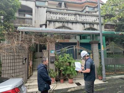 新北市政府全力搶修,新店錦秀、碧瑤社區住戶返回家園安居。